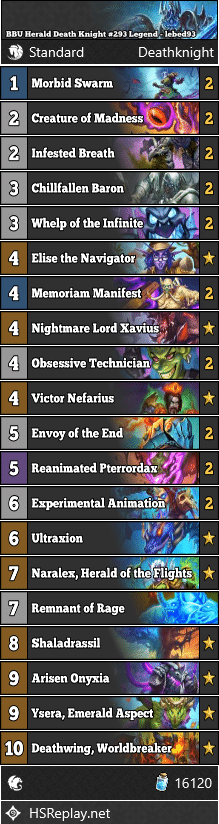 BBU Herald Death Knight #293 Legend - lebed93