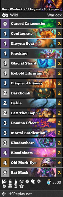 Boar Warlock #53 Legend - Unknown