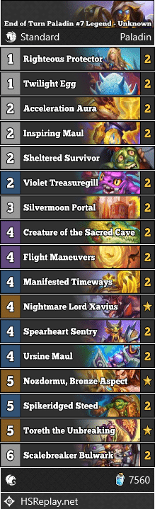 End of Turn Paladin #7 Legend - Unknown