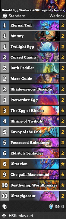 Harold Egg Warlock #202 Legend - fenohs