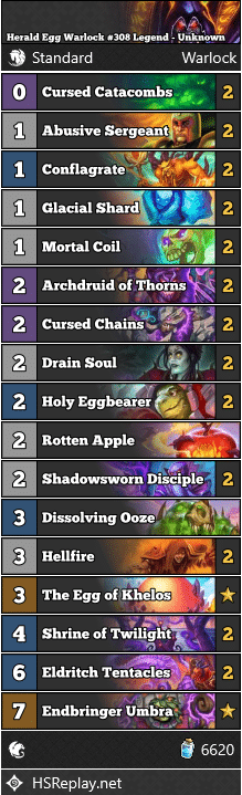 Herald Egg Warlock #308 Legend - Unknown