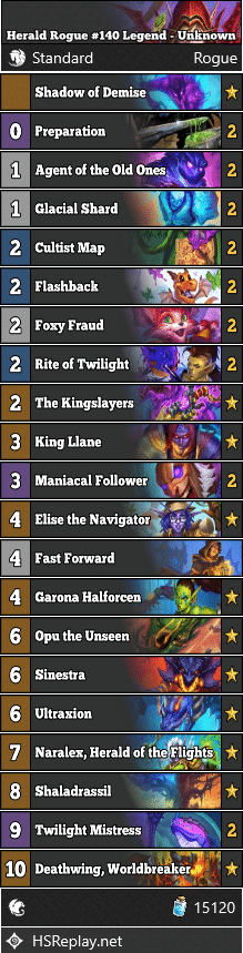 Herald Rogue #140 Legend - Unknown