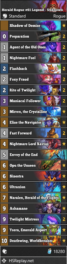 Herald Rogue #61 Legend - Unknown