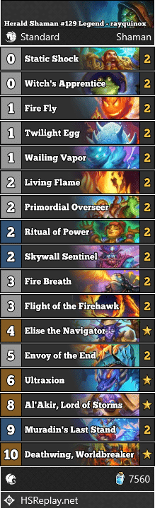 Herald Shaman #129 Legend - rayquinox