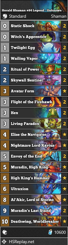 Herald Shaman #84 Legend - Unknown