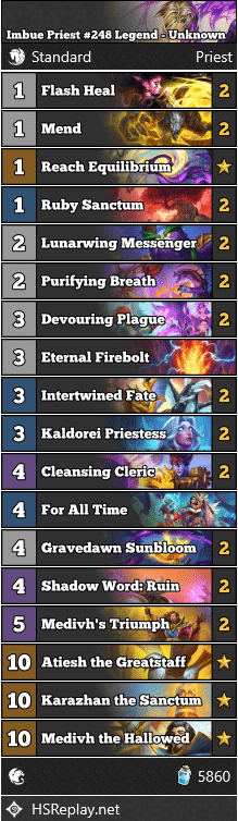 Imbue Priest #248 Legend - Unknown