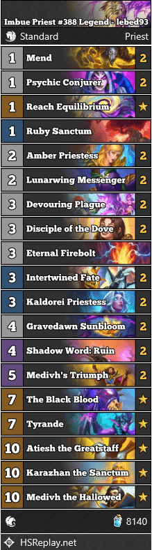 Imbue Priest #388 Legend - lebed93