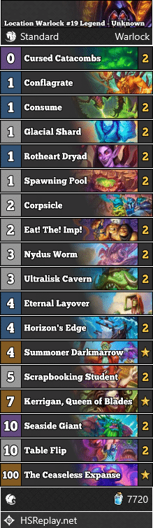 Location Warlock #19 Legend - Unknown