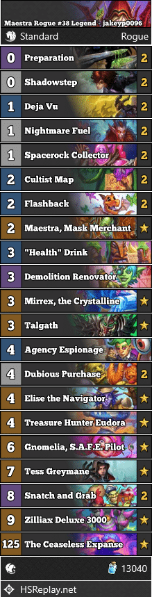 Maestra Rogue #38 Legend - jakeyp0096