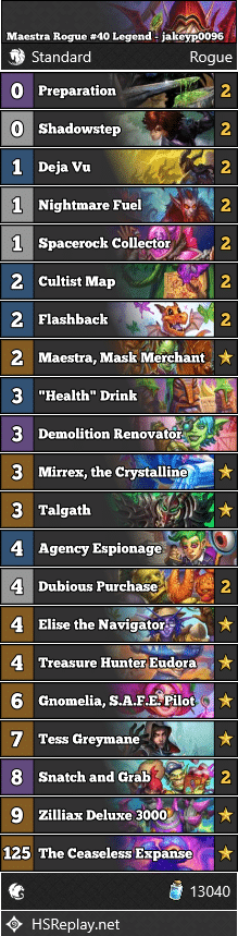 Maestra Rogue #40 Legend - jakeyp0096