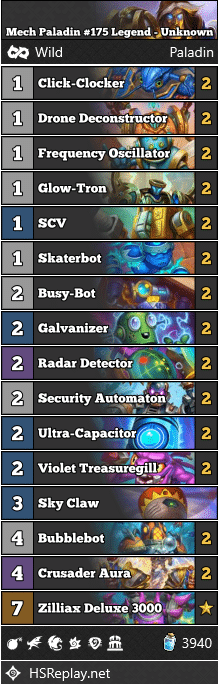 Mech Paladin #175 Legend - Unknown