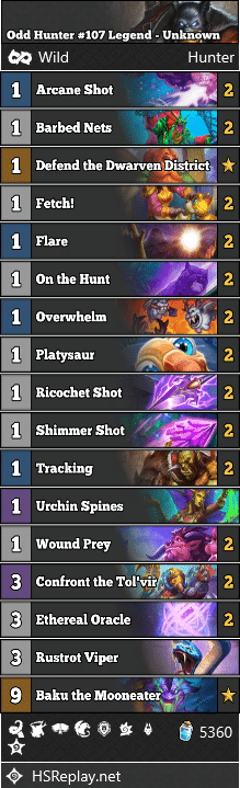 Odd Hunter #107 Legend - Unknown