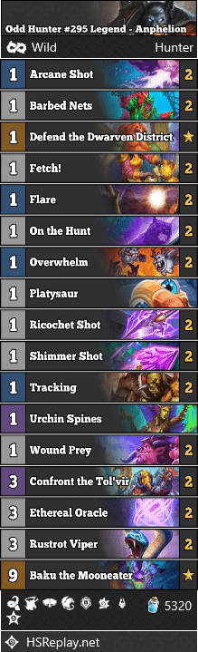 Odd Hunter #295 Legend - Anphelion