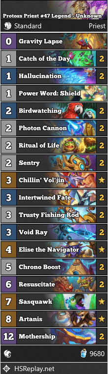 Protoss Priest #47 Legend - Unknown