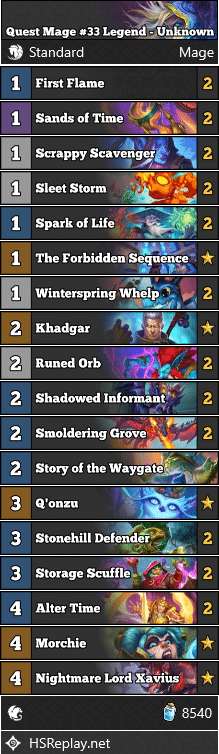 Quest Mage #33 Legend - Unknown
