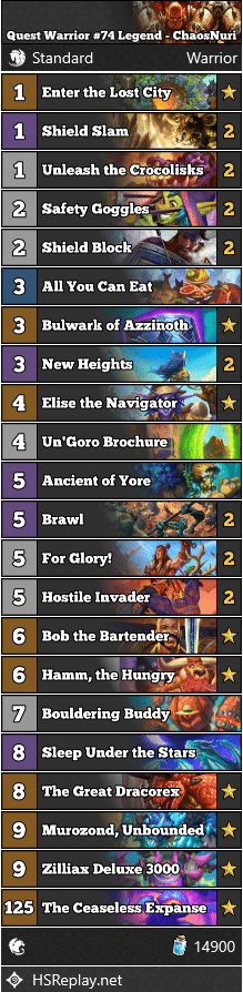 Quest Warrior #74 Legend - ChaosNuri