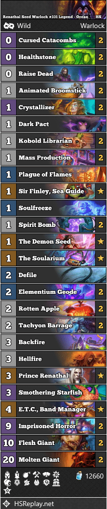 Renathal Seed Warlock #331 Legend - Ocean___HS