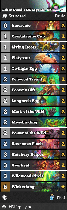 Token Druid #136 Legend - Unknown
