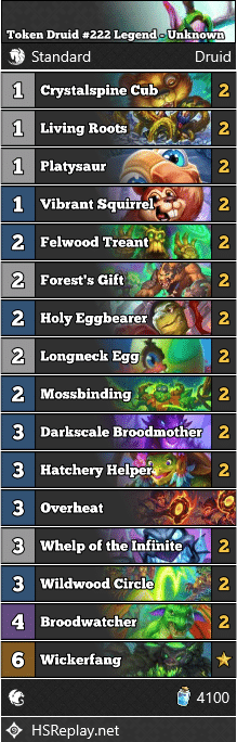 Token Druid #222 Legend - Unknown
