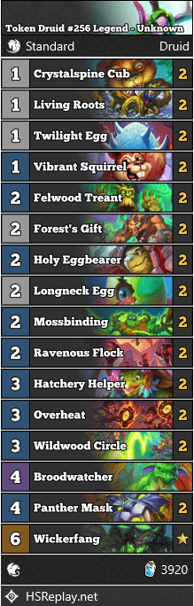 Token Druid #256 Legend - Unknown