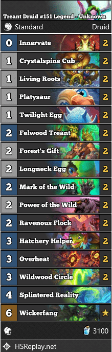 Treant Druid #151 Legend - Unknown