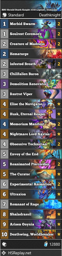 BBU Herald Death Knight #158 Legend - Unknown