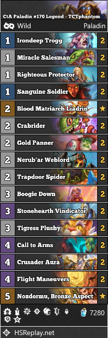 CtA Paladin #170 Legend - TCTphantom