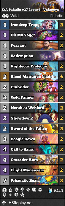 CtA Paladin #27 Legend - Unknown