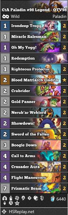 CtA Paladin #98 Legend - OTV98