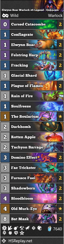 Elwynn Boar Warlock #6 Legend - Unknown