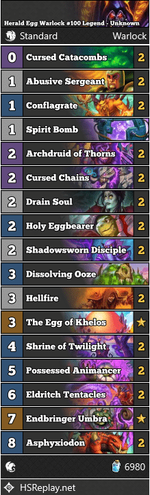 Herald Egg Warlock #100 Legend - Unknown