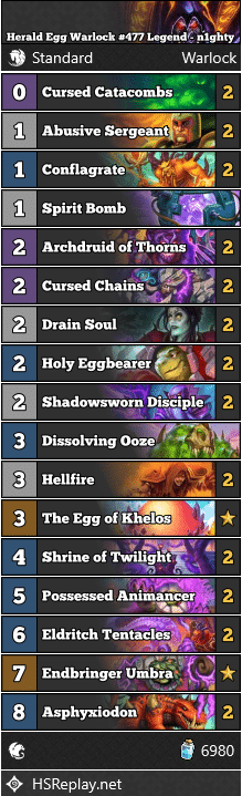 Herald Egg Warlock #477 Legend - n1ghty