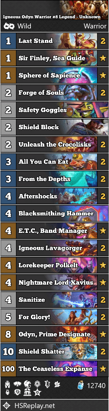 Igneous Odyn Warrior #8 Legend - Unknown