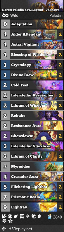 Libram Paladin #242 Legend - Unknown