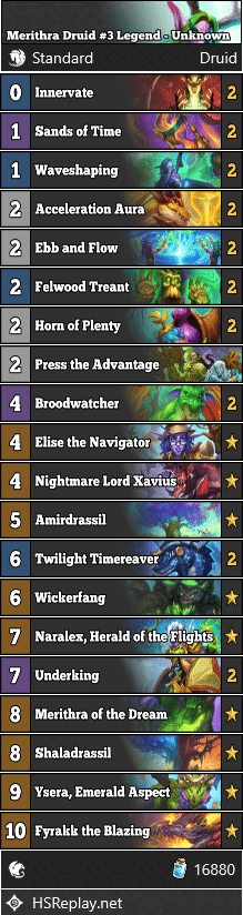 Merithra Druid #3 Legend - Unknown