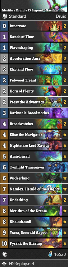 Merithra Druid #93 Legend - Nacham_HS