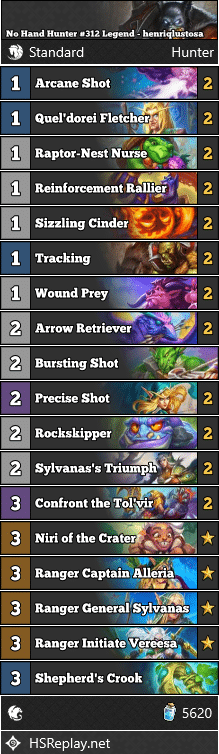 No Hand Hunter #312 Legend - henriqlustosa