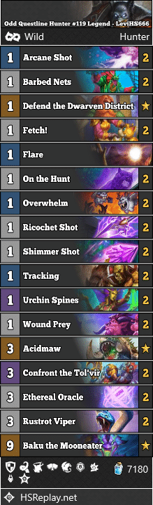 Odd Questline Hunter #119 Legend - LeviHS666