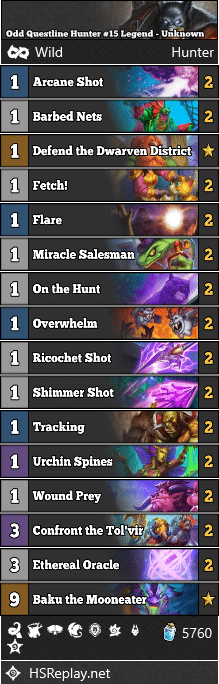 Odd Questline Hunter #15 Legend - Unknown