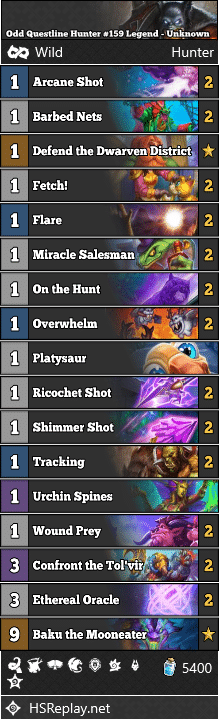 Odd Questline Hunter #159 Legend - Unknown