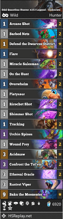 Odd Questline Hunter #253 Legend - Unknown