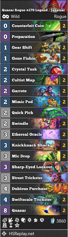 Quasar Rogue #270 Legend - Jabalsal