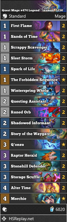 Quest Mage #474 Legend - taxman_5250