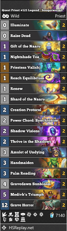 Quest Priest #121 Legend - boogerworm0