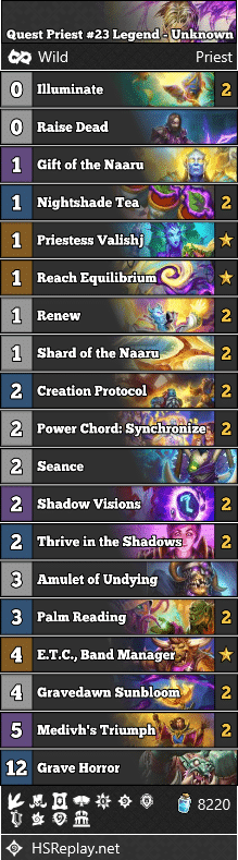 Quest Priest #23 Legend - Unknown