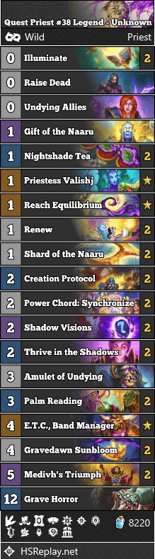 Quest Priest #38 Legend - Unknown