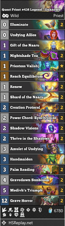 Quest Priest #438 Legend - Unknown
