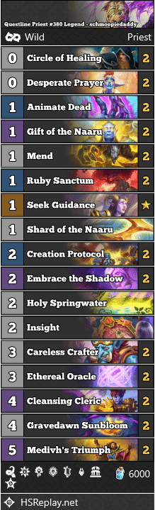 Questline Priest #380 Legend - schmoopiedaddy