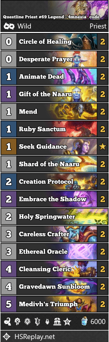 Questline Priest #69 Legend - 4mnesia_code