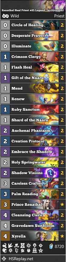 Renathal Heal Priest #85 Legend - ko10rino082